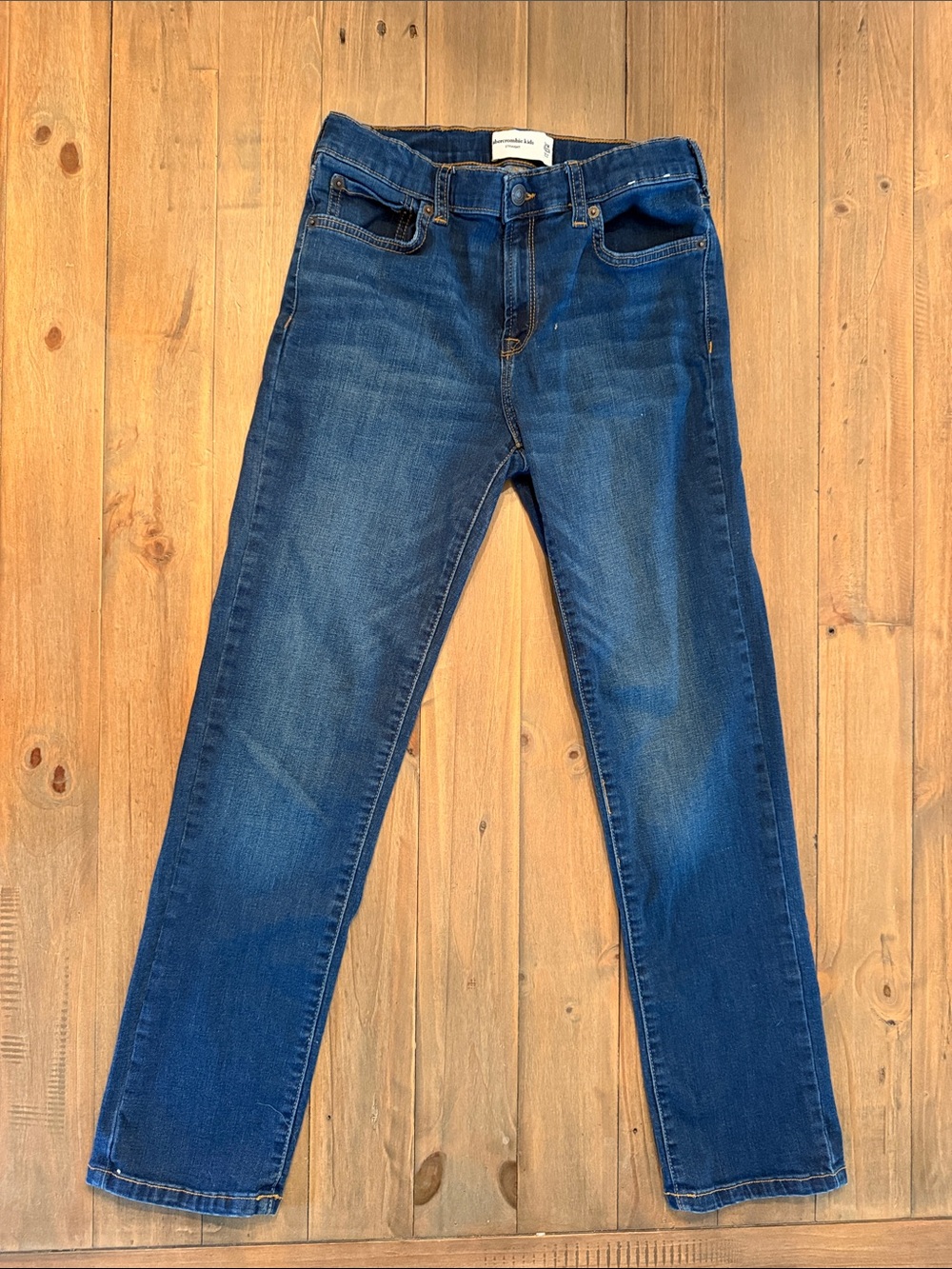 abercrombie kids Dark Blue Straight Jeans